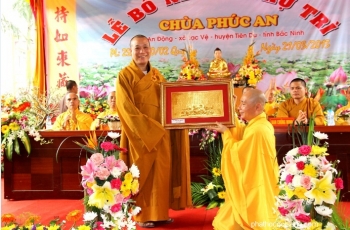 Bắc Ninh: Lễ bổ nhiệm trụ trì chùa Phúc An