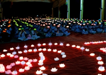 Chùm ảnh trước ngày Đại lễ Vu lan báo hiếu, Đúc đại hồng chung, Trai đàn bát độ tại chùa Phúc Thành