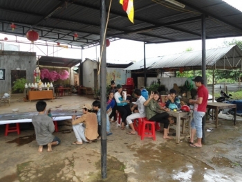 Công tác chuẩn bị khai mạc khóa tu mùa hè 2013 chùa Linh Quang Đăk Nông