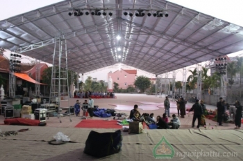 Chùa Từ Xuyên Thái Bình tổ chức khóa tu nhân ngày vía Phật A Di Đà