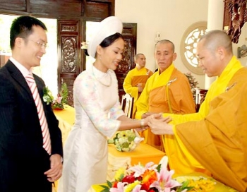 Lễ hằng thuận nét văn hóa đặc thù trong lễ cưới của người con Phật