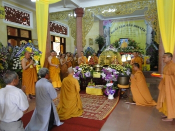 Lễ viếng cố Hòa thượng Thích Giác Dũng ngày (7/4/2013)