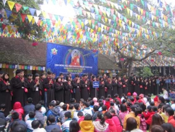 Hà Nội: Lễ kính mừng Đức Phật Thích Ca Mâu Ni thành đạo tại chùa Hưng Khánh