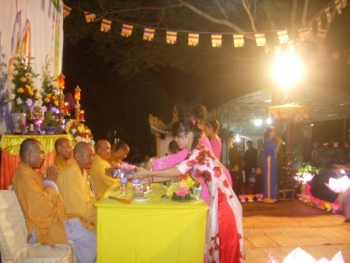 Chùa Triều Sơn Hà Tĩnh trang nghiêm tổ chức lễ Vu lan báo hiếu