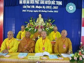 Đại hội Phật giáo huyện Đức Trọng lần thứ VIII, nhiệm kỳ 2012 - 2017
