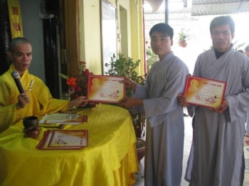 Lễ quy y cho 100 Phật tử đầu năm tại chùa Yên Thái Nghệ An