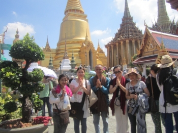 Thăm Hoàng cung và chùa Phật Ngọc ở Thái Lan