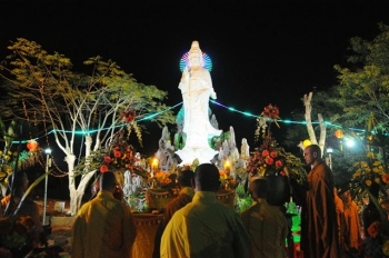 Chùa Phước Điền lễ khánh tạ khuôn viên lộ thiên, vía Bồ tát Quán Âm