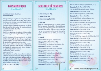 Mẫu Nghi thức lễ Phật đản