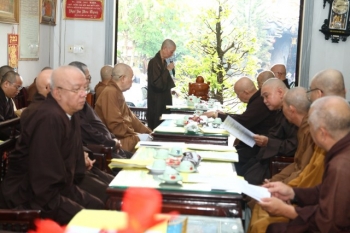 TT BTS GHPGVN TP.HCM họp đúc kết công tác lễ Phật Đản, Giới đàn 2013