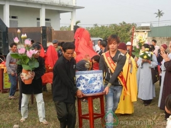 Lễ cung rước tôn tượng Phật và Đại hồng chung Chùa Sùng Bảo Hải Dương