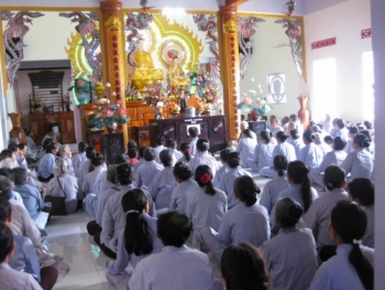 Chùa Phước Ấm Quảng Nam tổ chức khóa chuyên tu niệm Phật