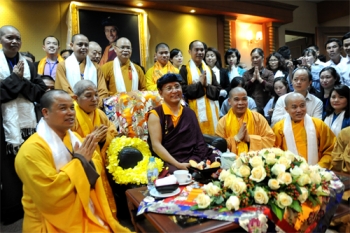 Pháp Vương Gyalwang Drukpa rạng rỡ đến Việt Nam