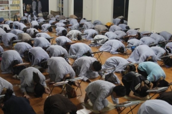 Lễ sám hối tại chùa Tịnh Pháp - Giai Lam 