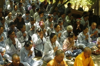 Chùa Chân Tiên  tổ chức ngày tu An Lạc