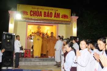 Chùa Báo Ân Hà Tĩnh lễ an vị tôn tượng Phật