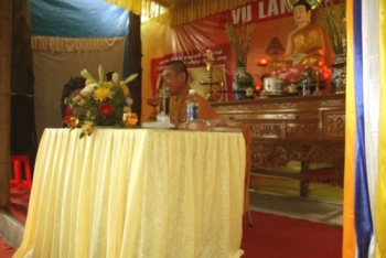 Hà Tĩnh: Đại đức Thích Tâm Mẫn thuyết giảng tại chùa Giai Lam