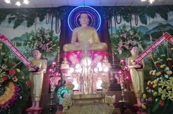 Lễ Vu lan báo hiếu tại chùa Pháp Bảo Tự tỉnh Tiền Giang