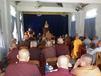 Ban Trị Sự GHPGVN tỉnh Quảng Nam họp triển khai công tác Phật đản - PL 2557