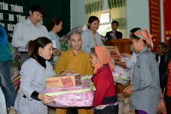 Chùa Phúc Lạc, chùa Cổ Am trao 300 suất quà cho các hộ nghèo