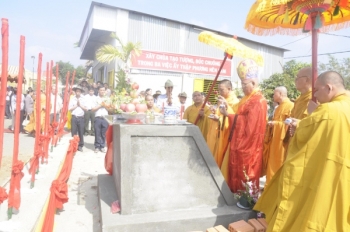 Lễ đặt  đá khởi công chùa Linh Quang Đăk Nông