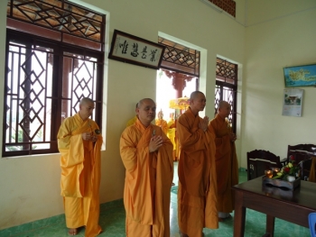 Tác pháp An cư tại trường TCPH Đồng Nai