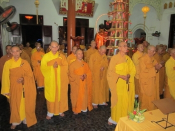 Lễ tạ pháp tại tổ đình Thiên Bửu