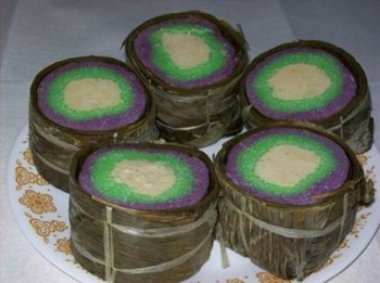 Hướng dẫn cách làm bánh tét chay nhiều màu