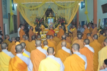 Lễ cung an chức sự & lễ nhập kim quan cố Hoà thượng thượng Tịnh hạ Nhãn