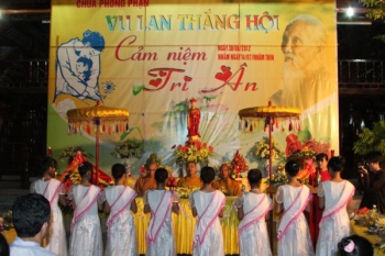 Chùa Phong Phạn: Chương trình Vu Lan Thắng Hội “ Cảm niệm tri ân”