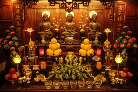 Hải Phòng: Lễ tắm Phật tại tư gia