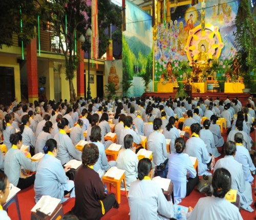 Lễ khánh đản Phật A Di Đà tại chùa Bằng