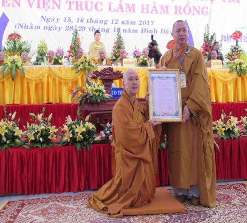Thanh Hóa: Lễ bổ nhiệm trụ trì và khánh thành Thiền Viện Trúc Lâm Hàm Rồng