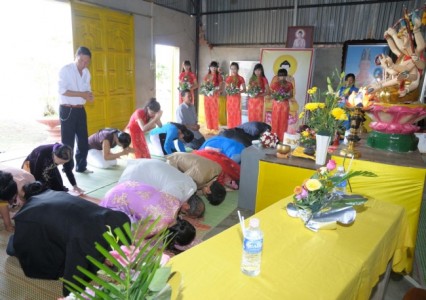 Lễ hằng thuận tại chùa Linh Quang, Đăk Nông