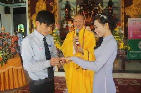 Quảng Ngãi: Lễ hằng thuận cho hai Huynh trưởng tập sự 