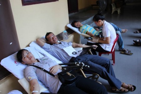 GĐPT Đà Nẵng hiến máu tình nguyện năm 2015