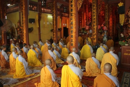 Thái Bình: Trường hạ Thánh Long khai khóa An cư kiết hạ 2016