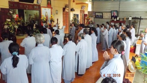 Khánh Hòa: Lễ thỉnh tôn tượng Phật và Bồ Tát chùa Hưng Long