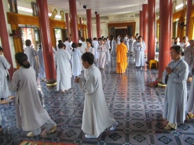 Tịnh xá Ngọc Sơn khóa tu Bát quan trai đầu xuân Bính Thân