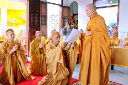 Khánh Hòa: Lễ công bố Quyết định bổ nhiệm trụ trì chùa Trường Thọ 