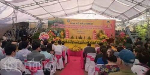 Cao Bằng: Đại lễ cầu siêu tưởng niệm anh linh các anh hùng liệt sỹ