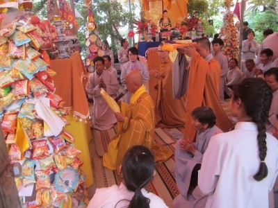 Khánh Hòa: Lễ cầu siêu bạt độ tại chùa Linh Quang 