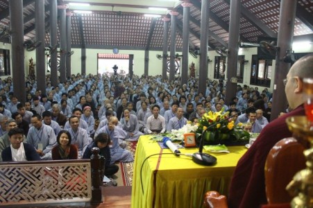 TT.Thích Giác Nguyên & ngài Khangser Rinpoche thuyết giảng tại chùa Hòa Phúc