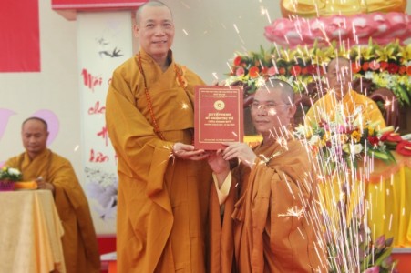 Hà Tĩnh: Lễ bổ nhiệm trụ trì, công bố quy hoạch chùa Khang Quý