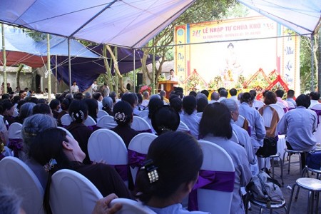 Hà Nội: Lễ nhập tự chùa Khô