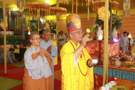 Khai kinh Đại lễ Trai đàn - Bạt độ - Chẩn tế tại chùa Phổ Hiền