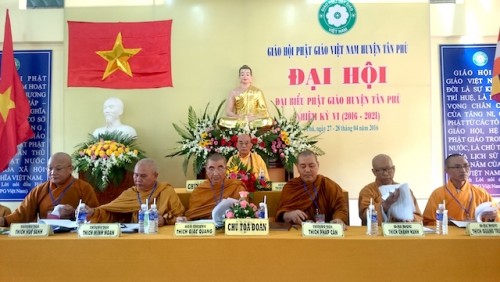 Đồng Nai: PG huyện Tân Phú tổ chức Đại hội đại biểu lần thứ VI (nhiệm kỳ 2016-2021)