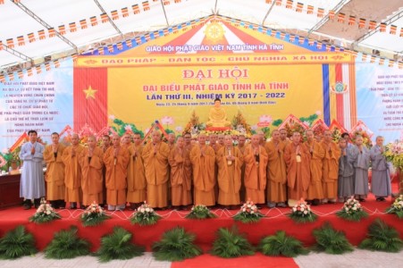 Đại hội Đại biểu Phật giáo tỉnh Hà Tĩnh lần thứ III, nhiệm  kỳ 2017 - 2022