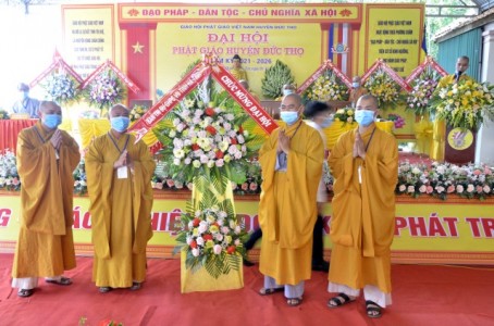 Hà Tĩnh: Đại hội đại biểu Phật giáo huyện Đức Thọ nhiệm kỳ 2021 -2026