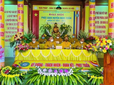Hà Tĩnh: Đại hội đại biểu Phật giáo huyện Nghi Xuân nhiệm kỳ 2021-2026